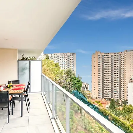 Apartment Sun Paradise -Stylish Flat-Rooftop Pool Access-Monaco View Beausoleil
