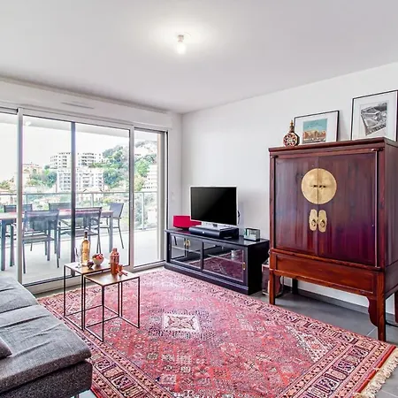 Sun Paradise -Stylish Flat-Rooftop Pool Access-Monaco View Beausoleil